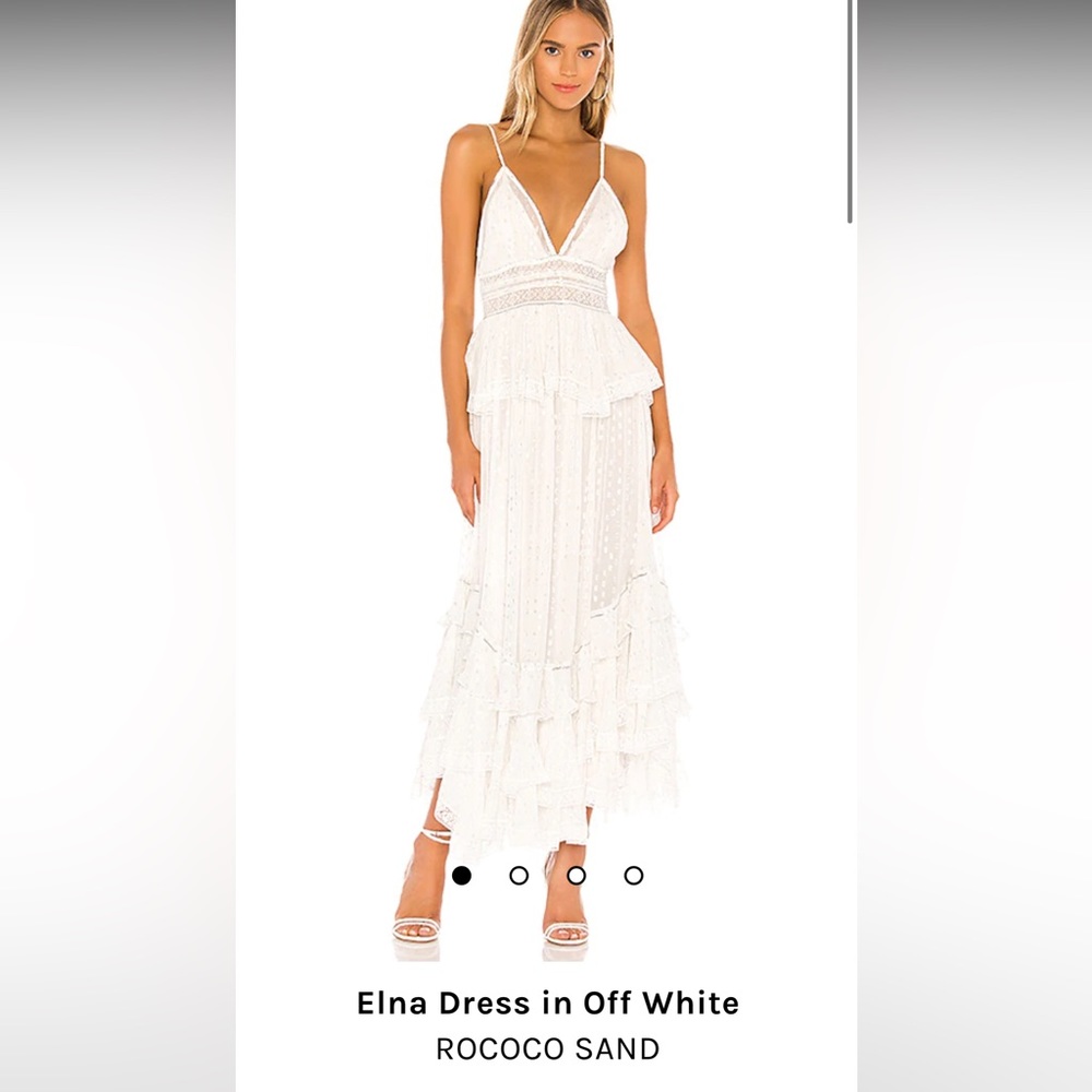 ROCOCO SAND - Elena Dress in Off White🤍